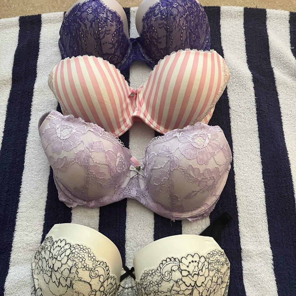 EUC - Victoria’s Secret Dream Angels and Body Bras (set of 4)